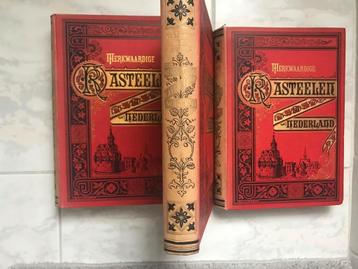 Merkwaardige kasteelen in Nederland, Van Lennep, 1883, 3 dln beschikbaar voor biedingen