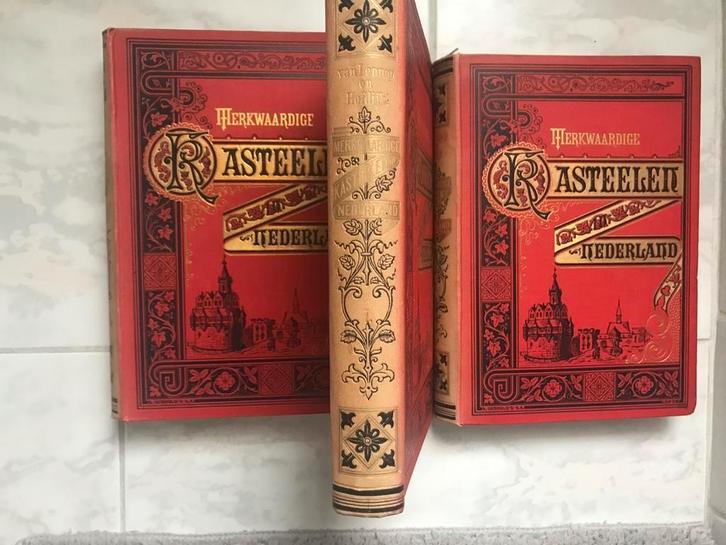 Merkwaardige kasteelen in Nederland, Van Lennep, 1883, 3 dln, Antiek en Kunst, Antiek | Boeken en Bijbels, Ophalen of Verzenden