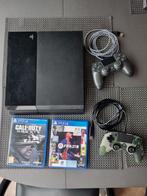 Playstation 4 met 500GB opslag PS4 controller en Games, Ophalen of Verzenden, Zo goed als nieuw, Met 1 controller, Original