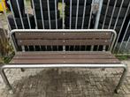 Prachtige onderhoudsvrije tuinbank in rvs, Tuin en Terras, Ophalen, Zo goed als nieuw, Rvs