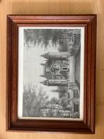 Kasteel Biljoen prent in lijst, Ophalen of Verzenden