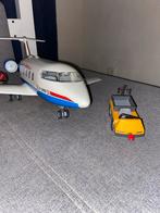 Playmobil Vliegtuig met trekker, Ophalen of Verzenden, Zo goed als nieuw, Jongen of Meisje