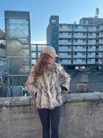 Vintage Vossenbontjas - Maat 34, Verzenden, Zo goed als nieuw, Maat 34 (XS) of kleiner, Bruin