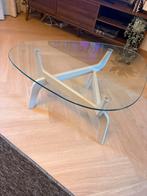 Salontafel met glas, Ophalen, 50 tot 100 cm, 50 tot 100 cm, Overige vormen