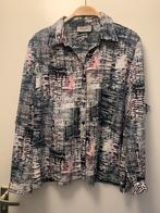 Vintage blouse van Sensia maat 54, Kleding | Dames, Grote Maten, Ophalen of Verzenden, Zo goed als nieuw, Blauw, Blouse of Tuniek