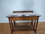 Originele Schoolbank - Vintage Kinderbureau, Huis en Inrichting, Bureaus, Ophalen of Verzenden