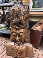 Houten Boeddha Beeld groot, Ophalen of Verzenden