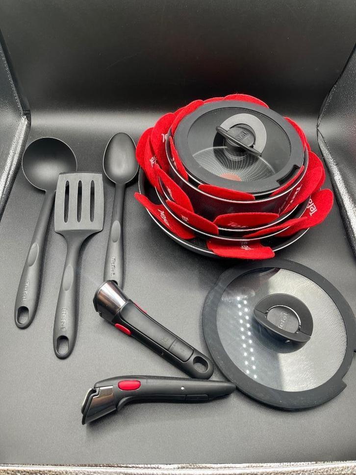 Tefal Ingenio So Light - Pannenset - 11-delig, Huis en Inrichting, Keuken | Potten en Pannen, Nieuw, Pannenset, Rvs, Verzenden