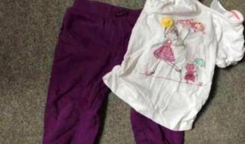 2 delige set voor een meisje in maat 74 beschikbaar voor biedingen