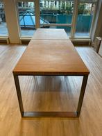 2 Tafels 120x80 - Metalen Poten, Huis en Inrichting, Tafels | Eettafels, Ophalen, Gebruikt, 100 tot 150 cm, 50 tot 100 cm