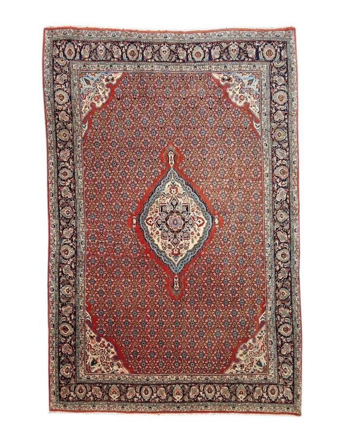 Groot Perzisch tapijt Birjar 350x230 wollen vloerkleed iran, Huis en Inrichting, Stoffering | Tapijten en Kleden, Zo goed als nieuw