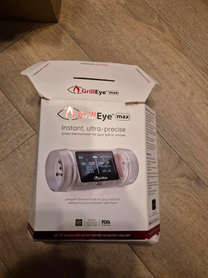 GrillEye Max BBQ Probe, Tuin en Terras, Barbecue-accessoires, Gebruikt, Ophalen