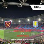 Tickets West Ham - Aston Villa (Premier League), Tickets en Kaartjes, Losse kaart, Drie personen of meer, December, Buitenland