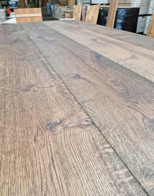 EIKEN VLOER EXTRA BREED CHATEAU, Tuin en Terras, Tegels en Klinkers, Nieuw, Hout, Ophalen of Verzenden