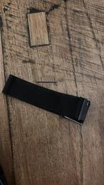 Milanees zwart magneetsluiting smartwatchband nieuw 20mm, Ophalen of Verzenden, Zo goed als nieuw