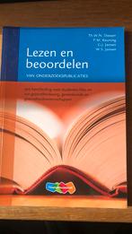 G.J: Jansen - Lezen en beoordelen van onderzoekspublicaties, Nederlands, Ophalen of Verzenden, G.J: Jansen; W.S. Jansen; F.M: Keuning; Th.W.N. Dassen