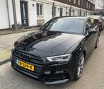 Audi A3 3XS Line 1.5 Tfsi 150pk Panoramadak Schakelflippers, Auto's, 1498 cc, Zwart, 4 cilinders, Leder en Stof