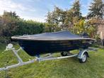 Amigo Consoleboot Mercury 15pk 2022 en kiep-/ kanteltrailer, Watersport en Boten, Ophalen, 10 tot 30 pk, Gebruikt, Snelvarend