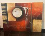 Groot Abstract Schilderij - tweeluik, Antiek en Kunst, Kunst | Schilderijen | Abstract, Ophalen