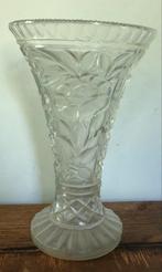 Vaas van geslepen glas, Ophalen of Verzenden