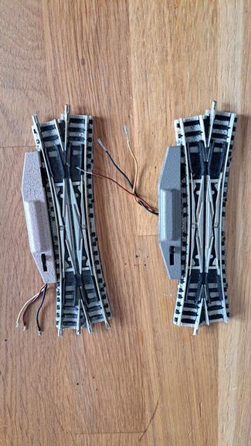 Fleischmann engelse wissel rechts elektrisch beschikbaar voor biedingen