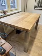 Prachtige ontbijttafel zwaartafelen en salontafel, Huis en Inrichting, Tafels | Eettafels, Ophalen, Eikenhout, 50 tot 100 cm, Zo goed als nieuw