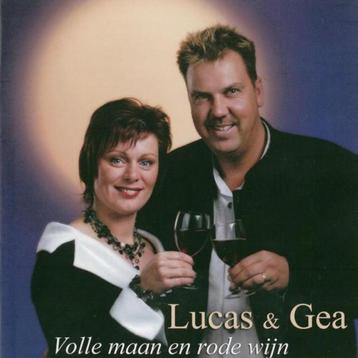 Lucas & Gea – Volle Maan En Rode Wijn  Originele CD  beschikbaar voor biedingen