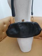 Gave vintage tas, Sieraden, Tassen en Uiterlijk, Tassen | Damestassen, Ophalen of Verzenden, Zo goed als nieuw, Zwart, Schoudertasje
