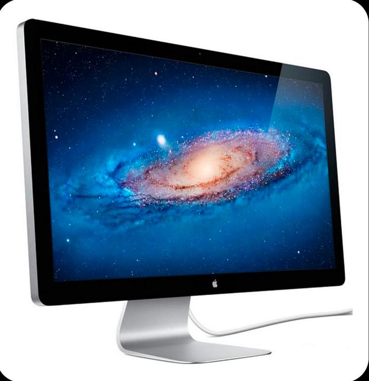 Apple Thunderbolt Display (27-inch, model A1407), Computers en Software, Monitoren, Gebruikt, 60 Hz of minder, Thunderbolt, Ingebouwde camera