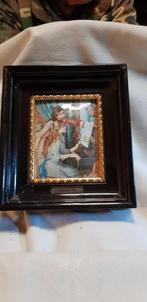 schilderij op emaille ,RENOIR,17 x 19 cm, Antiek en Kunst, Kunst | Schilderijen | Klassiek, Verzenden