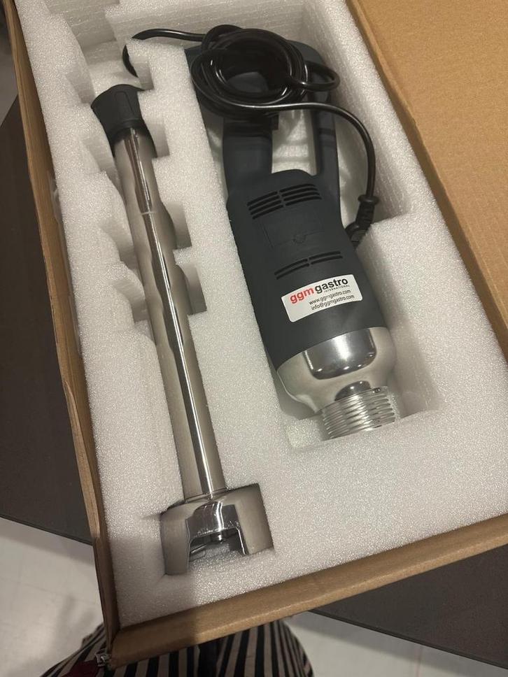 Professionele Staafmixer met Klopper - Zo Goed Als Nieuw!, Witgoed en Apparatuur, Keukenmixers, Gebruikt, Ophalen