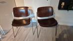 2 vintage Italiaanse Castelli stoelen, Giancarlo Piretti, Huis en Inrichting, Stoelen, Ophalen of Verzenden, Gebruikt