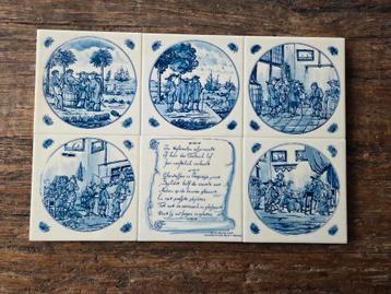 De Leidsche fles tegeltableau delft delfts blauw beschikbaar voor biedingen