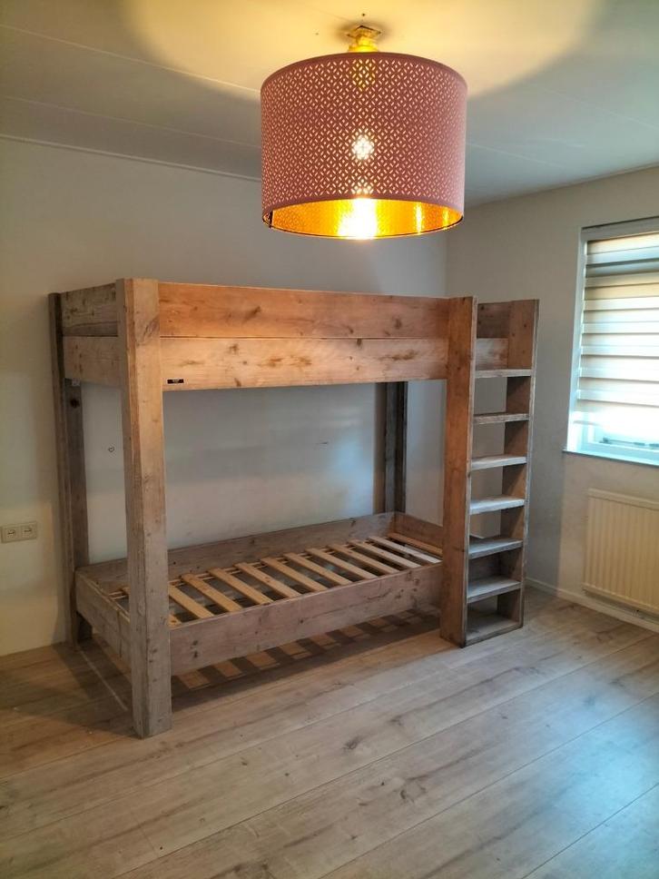 Bedden van steigerhout, Kinderen en Baby's, Kinderkamer | Bedden, Nieuw, 180 cm of meer, 85 tot 100 cm, Verzenden