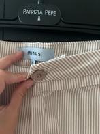 Minus gestreepte broek 38, Maat 38/40 (M), Beige, Ophalen of Verzenden, Lang