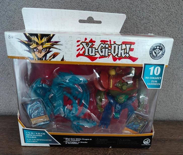 Yu-Gi-Oh Blue eyed white dragon& Gate Guardian (NIEUW!), Verzamelen, Poppetjes en Figuurtjes, Nieuw, Ophalen of Verzenden