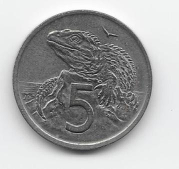 Nieuw-Zeeland 5 cents 1974 KM# 34.1 beschikbaar voor biedingen