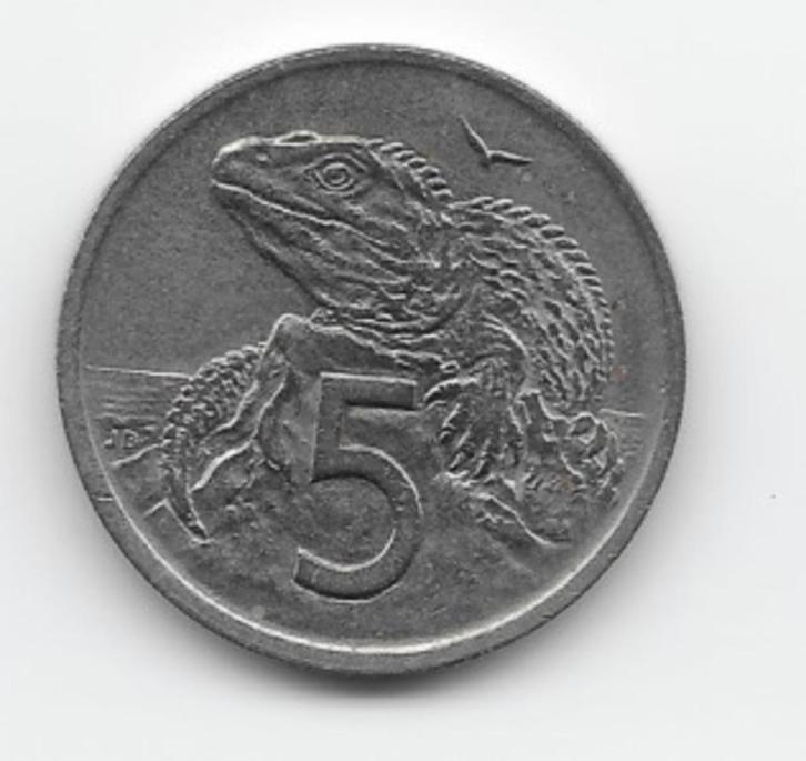 Nieuw-Zeeland 5 cents 1974 KM# 34.1, Postzegels en Munten, Munten | Oceanië, Losse munt, Verzenden