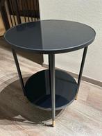 Ikea side table black, Huis en Inrichting, Tafels | Sidetables, Verzenden, Zo goed als nieuw, 25 tot 50 cm, Rond