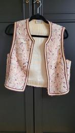 Vintage gilet in aparte stof, Ophalen of Verzenden, Gedragen, Maat 38/40 (M), Overige kleuren