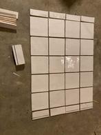 Witjes Wandtegels Sneeuwwit + Reststukken, Doe-het-zelf en Verbouw, Tegels, Nieuw, Ophalen of Verzenden, Minder dan 20 cm, Minder dan 5 m²