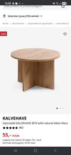 Sfeervolle SALONTAFEL 70 rond/45 hoog ZGAN!, Ophalen, 50 tot 100 cm, Rond, 50 tot 100 cm