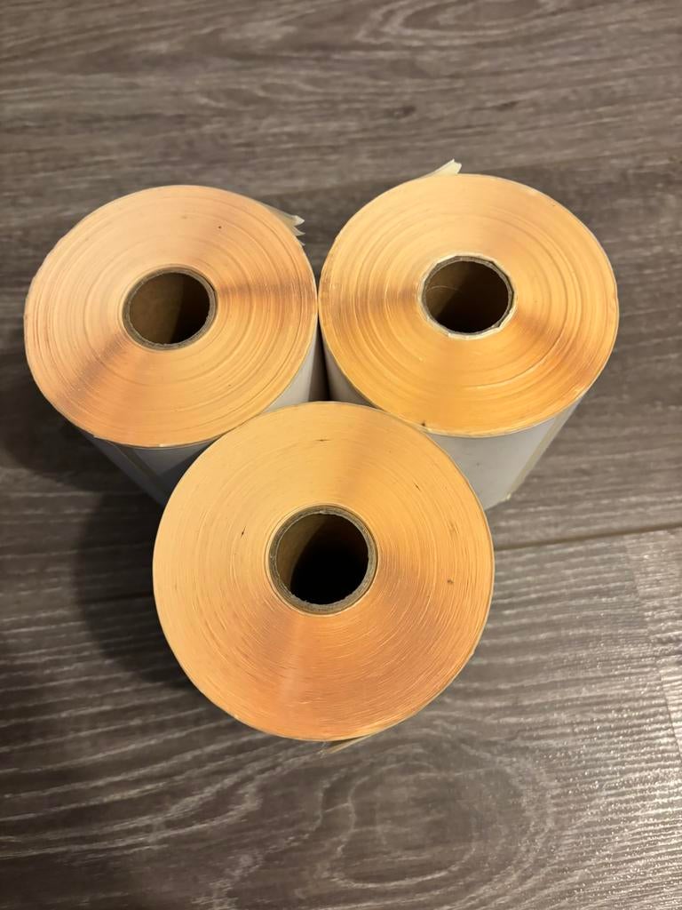 3x rol plaklabel, Ophalen of Verzenden, Nieuw