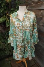 Jurk/ Tuniek groen/ camel Sumitra 1mt (M-L) Vaste prijs AANB, Ophalen of Verzenden, Boven de knie, Groen, Sumitra