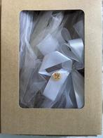 LUXE TROUWAUTO DECORATIE: WITTE STRIK, Ophalen