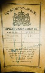 Postspaarbank spaarboekje issue 1940 klant 7100, Ophalen of Verzenden, Gebruikt, Overige materialen, Overige thema's