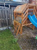 Speelhuisje met glijbaan, Ophalen, Gebruikt, Hout
