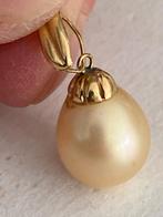 Geel gouden hanger parel 750, Sieraden, Tassen en Uiterlijk, Antieke sieraden, Verzenden, Goud, Hanger
