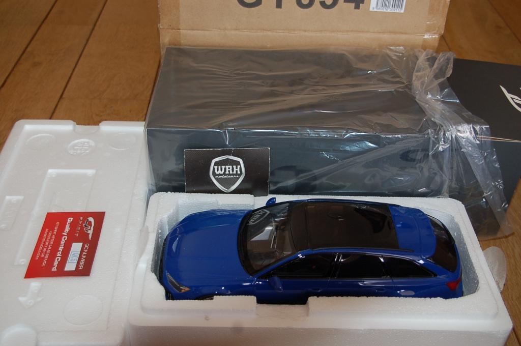 1:18 AUDI RS6 AVANT C8 nogaro blue GT spirit GT854 WRH, Hobby en Vrije tijd, Modelauto's | 1:18, Verzenden, Zo goed als nieuw