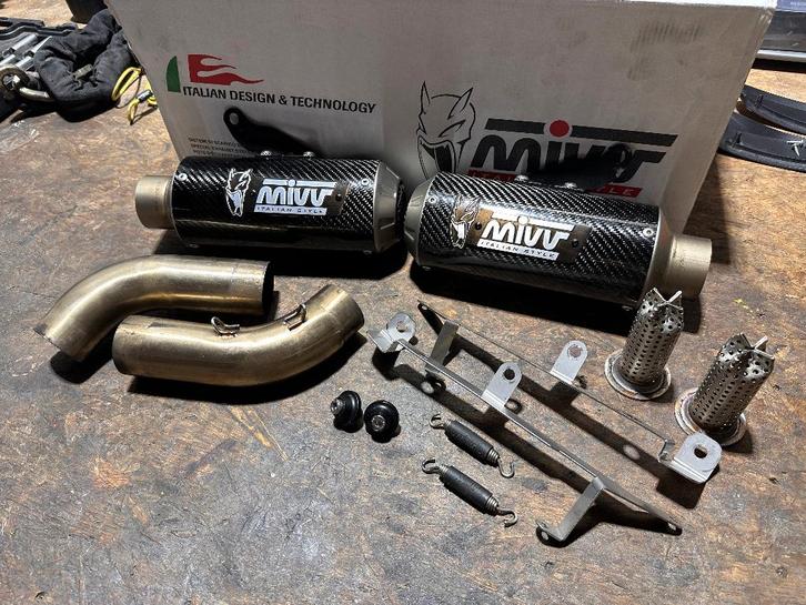 MIVV MK3 uitlaten Ducati Hypermotard 950, Motoren, Onderdelen | Ducati, Gebruikt, Ophalen of Verzenden